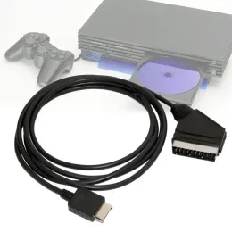 Coysticks 1.8m RGB SCART CABLE لـ Sony PlayStation PS1 PS2 PS3 TV AV AV REDICENT WARD WIRE FOR PAL/NTSC