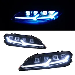 Auto Head Light for Mazda 6 2003-20 15 strålkastarenhet Modifierade LED-lampor Strålkastare DRL+Bi-Xenon-lins