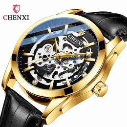 Chenxi/Dawn Black Knight completamente automatico orologio meccanico MENS GLOW NOTTE GLOW IMPERNO