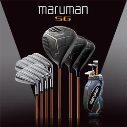 Golf Kulüpleri Tam Set Maruman SG Golf Seti Sürücü/Fairway Wood/Demir/Putter 10.5/9.5 Flex R/SR/S Headsvers ile