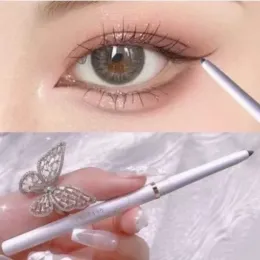 Eyeliner braun einverrückter Rotationsyeliner -Stifte, die glatte, schnelle Trocknungsaugen -Liner -Gel -Stifte wasserdichtes Mattliege Seidenraupstifile dauert