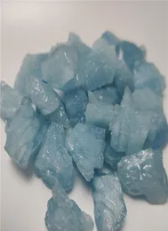 830 mm natürlicher Aquamarin -Quarz Beryl Edelsteinkristallstein Mineralprobe Handwickelmaterial für Schmuckhersteller 3613039
