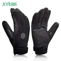 Перчатки xyehs Full Finger Thermal Trambing Latching Gloves Gloves веретые перчатки, воздухопроницаемые водопроводчики для сброса, спасения спорта на открытом воздухе