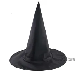 Party Hats Witch Women Men Halloween Black for Akcesorium Cool Adt Wizard Costume Rekwizy