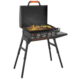 Grills Blackstone Adventure Ready 22 "Griddle z stojakiem i węża adaptera grill grill na świeżym powietrzu