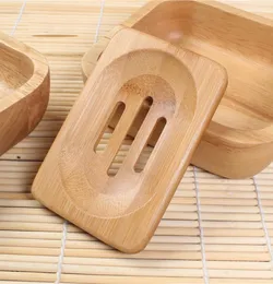 Natural Bamboo Soap Dish Container Soap Tray Storage Rack Holder Plate Stand Bamboo Soap Tray Box For Bad Sink Bath Shower PL2852822