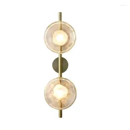 Wall Lamp LL LED Modern Glass Vintage Glass Ball Amber Amazing Gold Smoke