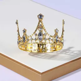 Jóias de cabelo de casamento ITACAZZO CABEÇA PENSO CHELO DE NOBLE ATMOSFERA TIARAS DO GOLD-CACHOURS TIARAS NOVAS