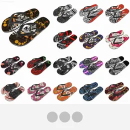 Slippers Polinésia tribal havaiana tatuagem tatuagem havaí impressas homens chinelos chinelos de verão sandálias de praia sapatos planos casuais não deslizantes 240506