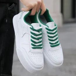 Skor män vulkaniserade sneakers vit plattform man casual skor 2023 vår sommar andas bekväma män espadrilles korg homme