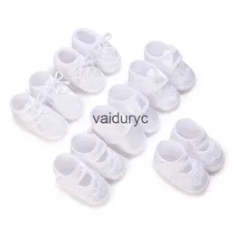 First Walkers Newborn Babys Baptist Shoe Boys and Girls White Shoes White Sole Walking H240506