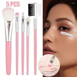 Ben spazzole per il trucco 5pcs mini pennello set in polvere Fondazione Blush Blush Blender Conceale di bellezza Strumenti professionali