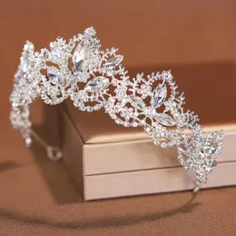 Wedding Hair Jewelry itacazzo nowa nowa pełna olśniewającej atmosfery luksusowy znakomity srebrny kolor damski ślub ślubny tiara