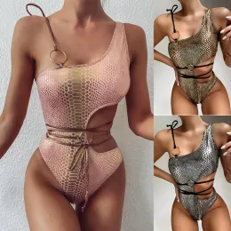 Abiti sexy da bagno vuoto Donne Skinny Beach che vanno in bagno un pezzo da nuoto Monokini Stroj Kapielowy Traje de Bano Mujer Trikini Badpak