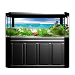 Украшения аквариум -ландшафтная наклейка плакат рыба 3D фоновая картина наклейка в парной ракушечнике на фоне пляжного оболочки аквариум декор