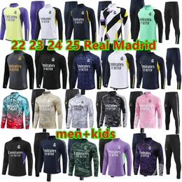 2024 2025 Real Madrid Kids Men Kit Treinamento Treinamento Dragão Madrid Vini Jr Bellingham 23/24/25 Madri futebol Cameraveda Sportswear Chandal Futbol Sobreviver