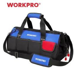Gereedschapstassen Workpro 13"14"16"18" Tool Bag Multifunction Waterproof Tool Belt Multipocket Antifall Tool Organizer Shoulder Bag
