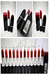 Makeup Matte Lipstick Batom Fosco مع اسم اللغة الإنجليزية Matte Lip Stick Color Ruby Woo 12 Colors6099225