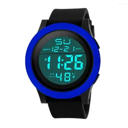 손목 시계 현대 미니멀리스트 패션 남성의 LED 방수 디지털 쿼츠 군사 럭셔리 스포츠 날짜 고품질 및 정밀 시계