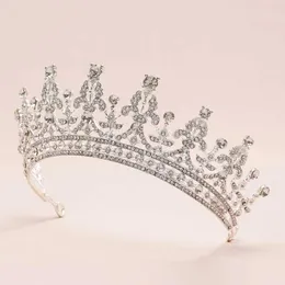 Wedding Hair Jewelry ICazo Bridal Wedding Crown Crown sztuczny kryształ odpowiedni na imprezę wakacyjną.