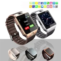 يشاهد تصميم جديد Smart Watch DZ09 Digital Wrist with Men Bluetooth Electronics SIM CARD SPORT WAST
