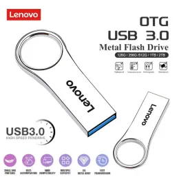 Adapter Lenovo 3.0 USB Flash Drive Metal Highspeed Pen Drive 2TB 1TB 512 GB Wodoodporny pendrive Typec USB dla urządzeń do przechowywania komputerów