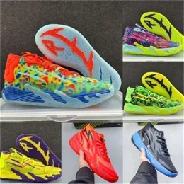 4s Ball Lamelo 3 MB.03 Mb3 Scarpe da basket da maschera Rick Morty Rock Ridge Red Regina non da qui Lo UFO BUZZ Black Blast Mens Allenatori S Taglia 36-46 X8