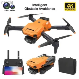Drones P8 Mini 4K Drone 360 Obstacle Avoidance RC Four Helicopter Drone Electric HD Dual Camera 5G WIFI Remote Control FPV Helicopter Toy WX