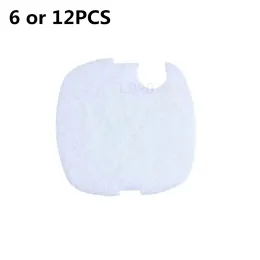 Аксессуары 6 или 12шт Совместимые с белыми мелкими фильтрами Filter Pads Fit для Sunsun HW 304AB 404AB 704AB 3000 Filter Canister