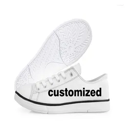 Casual Shoes Youth Student 3D Custom Made Name Number Text Nation Flag Country College IMG Team Print PO