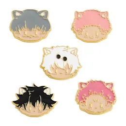 Manga jujutsu kaisens enamel pin cartoon kawaii gojo gojo satoru fushiguro megumi itadori yuji yuji toge ryomen sukuna brooch