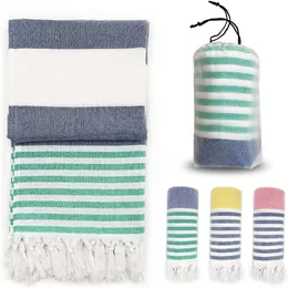 39 x 71 Inch Turkish Beach Towels Oversized Towel Quick Dry Sand Free BathTowel for Pool Gym and Bathroom 240506