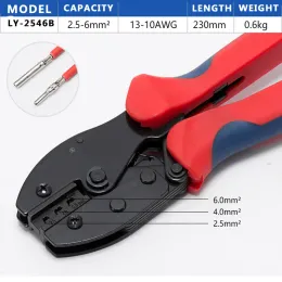 Glassnijder MC4 Painel solar Terminal PV Conector de Cavalador Crimping Ratchet Crimper Tool for Typo Terminal LY2546B