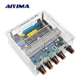アンプAIYIMA TPA3116 2.1 AMPLIFIFICADOR BLUETOOTH AMPLIFIERオーディオボードホームシアターデジタルサブウーファーパワーアンプ50WX2+100Wアンプ