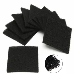 Tillbehör 5/10/20st Universal Black Activated Carbon Foam Sponge Air Filter Impregnated Sheet Pad Filter Svamp