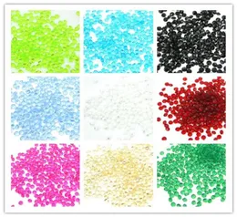 25 Farben wählt 1000pcs 45mm 13 Karat Green Diamond Confetti Acrylperlen Hochzeitsparty Gefälligkeiten 9827922