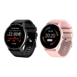 Uhren Sport Watch 1,28 -Zoll -Bildschirm Mode Smartwatch Herzfrequenz Schlaf Blut Sauerstoff Monitor 220mAh Batterie für Frauen Männer