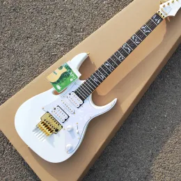 Гитара Jem Jr Signature Style Электро гитара с двойной встряхиванием системы вибрато и золотистыми твердыми изданиями