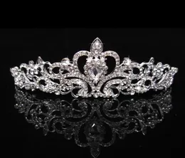 10 szt. Część zupełnie nowe ślubne ślub kryształowy rhinestone Hair Hair Opaska Princess Crown Comm Tiara Pageant HJ2254640338