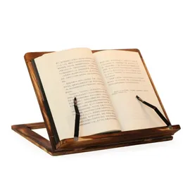 New Cookbook Document Bookends Desktop Bracket Out Book Stand Retro Adjustable Reading Rest Holder