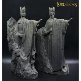 Giochi cinematografici Lord of the Rings Toy Argonath Craft Action Figure Hobbit Figure Gate Kings Statue Toys Model Bookshees Gift1696556 dro dh8kd