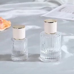 Garrafas de armazenamento garrafa de perfume spray de 30 ml de vidro viagens portáteis 50 ml de amostra vazia