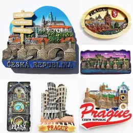 Çek Cumhuriyeti Buzdolabı Mıknatısları Prag Seyahat Hediyelik Eve Dekorasyon Düğün Noel Hediyeleri Rfigerator Stickers 240506