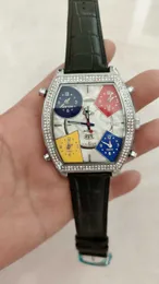Дизайнерская роскошная автоматические механические часы JKCO Чешский леопардовый ремень Пара мода большая тарелка для мальчиков и девочек для мужчин движение 0tv5