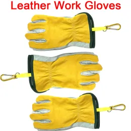 Handschuhe 2022 Heiße gelbe Kaufläden Arbeit Handschuhe Handweiche Konstruktionsstelle Sicherheitslederarbeitshandschuhe Männer Männer