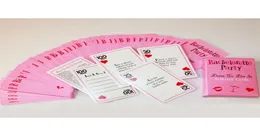 Hen Partisi Bachelorette Party Dare Cards Team Party Game Girls Out Gece Prop İçme Oyunu Kartları 4229929