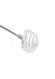 Whole 200pcs Stainless Steel Honey Dipper Stick Drizzle Honey with Ease No More Mess with Honey Dipping Unique Spiral Shape 9936993