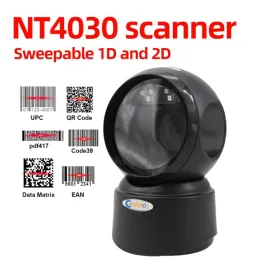 Scanners Scanner a barre ad alta velocità Piattaforma immagine Scanner desktop scanner 1d 2d QR Reader USB OmnIdirectional