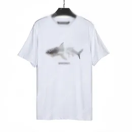 Palm PA Harajuku 24SS Summer Broke Beheaded Shark Letter Printing Logo T Shirt Loose Oversize Hip Hop Unisex Short Sleeve Tees Angels 2181 PYZ
