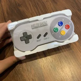 Mice 2 Reciever Game Controller Wireless Colonful Button 2.4g Gamepad Joypad Jowstick متوافق مع SNES Mini PC NS Switch